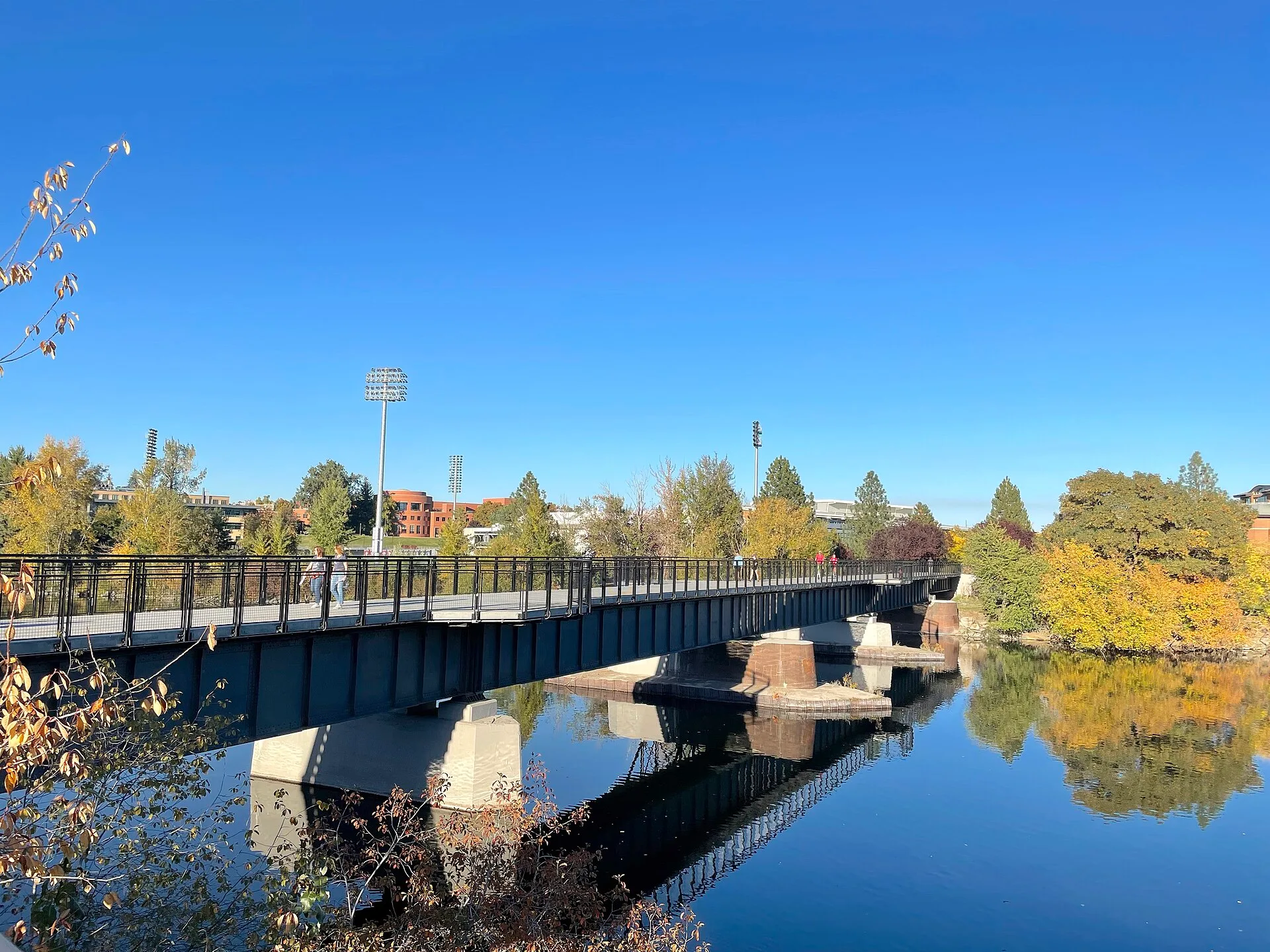 Kardong Bridge crossing the Spokane River